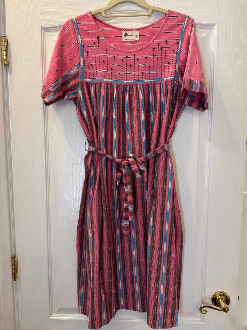 Kopal Belted Tunic Dress - 100% Cotton